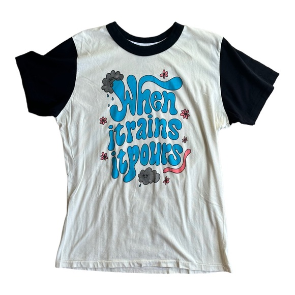 RARE Big Bud Press Graphic Ringer Tee - Picture 1 of 3